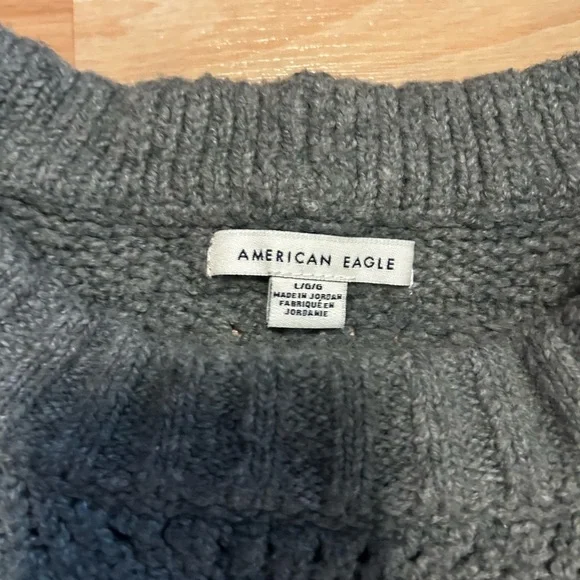 American Eagle Outfitters Gray Knit Sweater - Picture 4 of 8